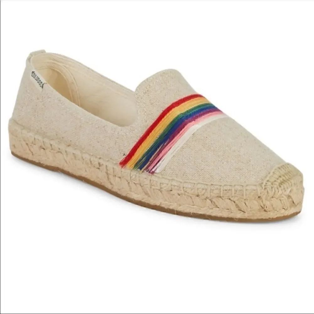 Soludos Pride Canvas Esapdrille Flat Slip on